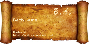 Bech Aura névjegykártya